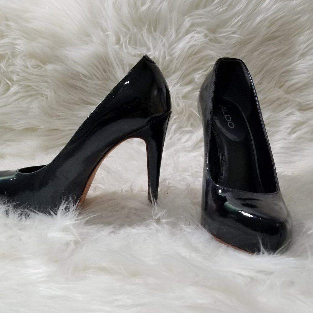 Black Aldo Heels - Size 6